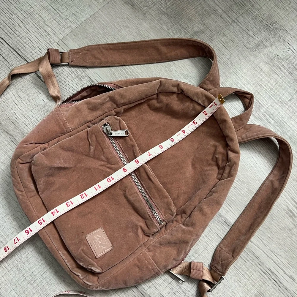 HERSCHEL Supply Co. Grove Velvet Backpack Dusty Pink